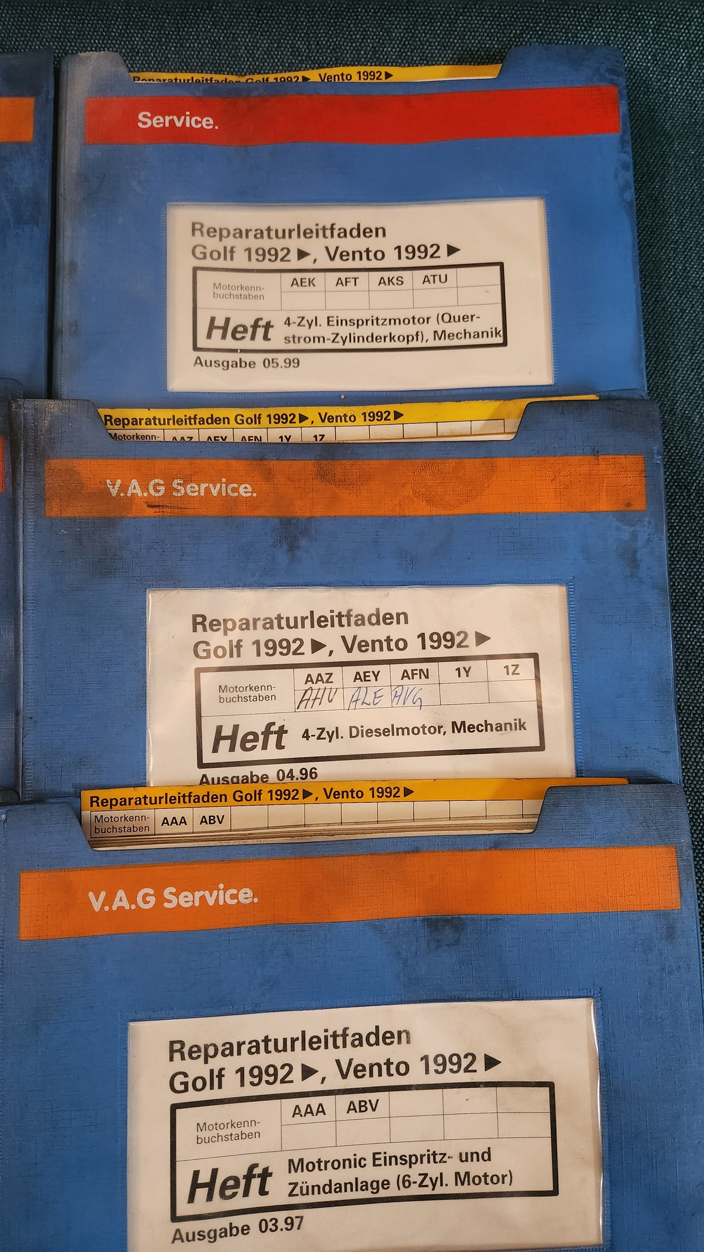 Golf 3/Vento Reparaturleitfaden Werkstattbuch