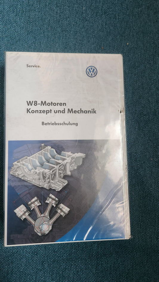 Passat 3B/BG W8 Motoren Konzept und Mechanik Betriebsschulung VHS