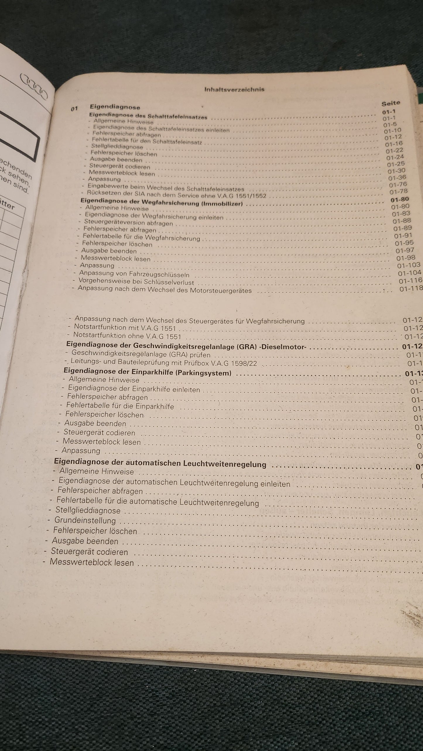 Audi A6 C5 Elektrische Anlage Reparaturleitfaden Werkstattbuch