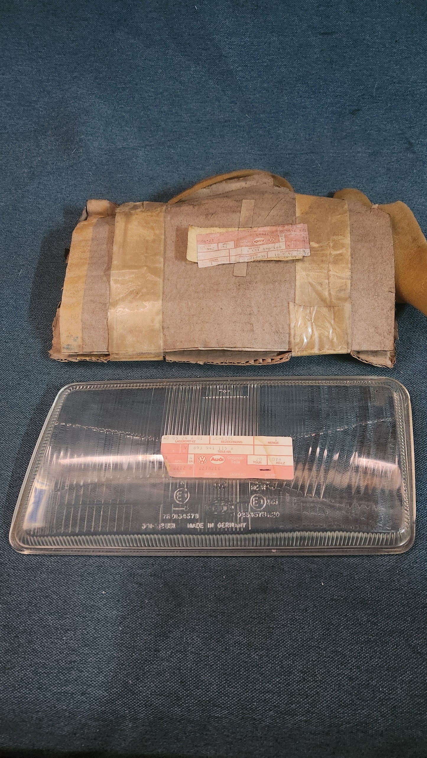 Audi 80 B4 Typ 89 Scheinwerfer Glas 893941115A Nos F6
