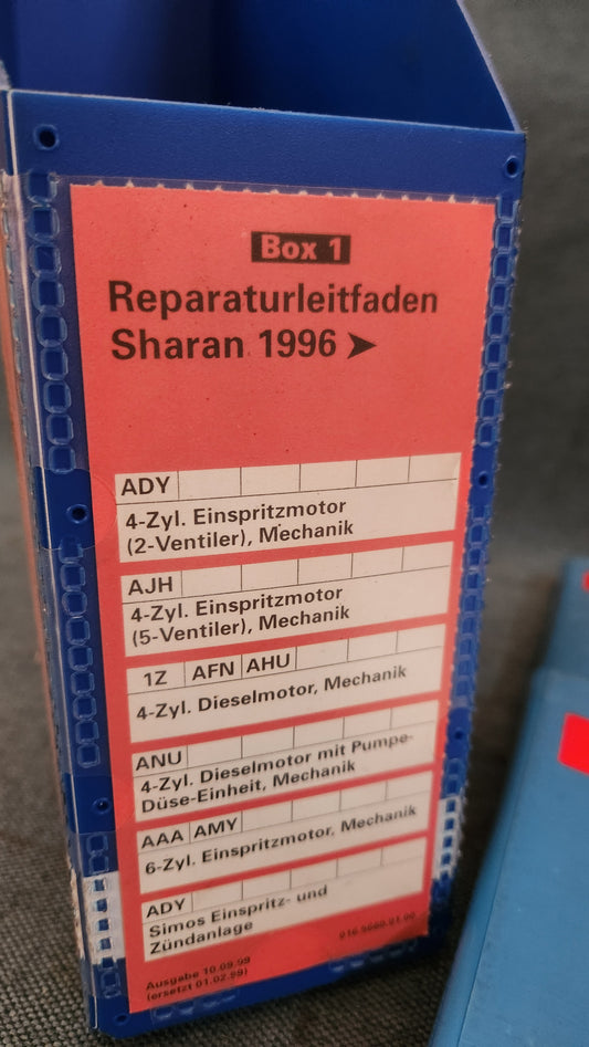 Sharan Reparaturleitfaden Werkstattbuch