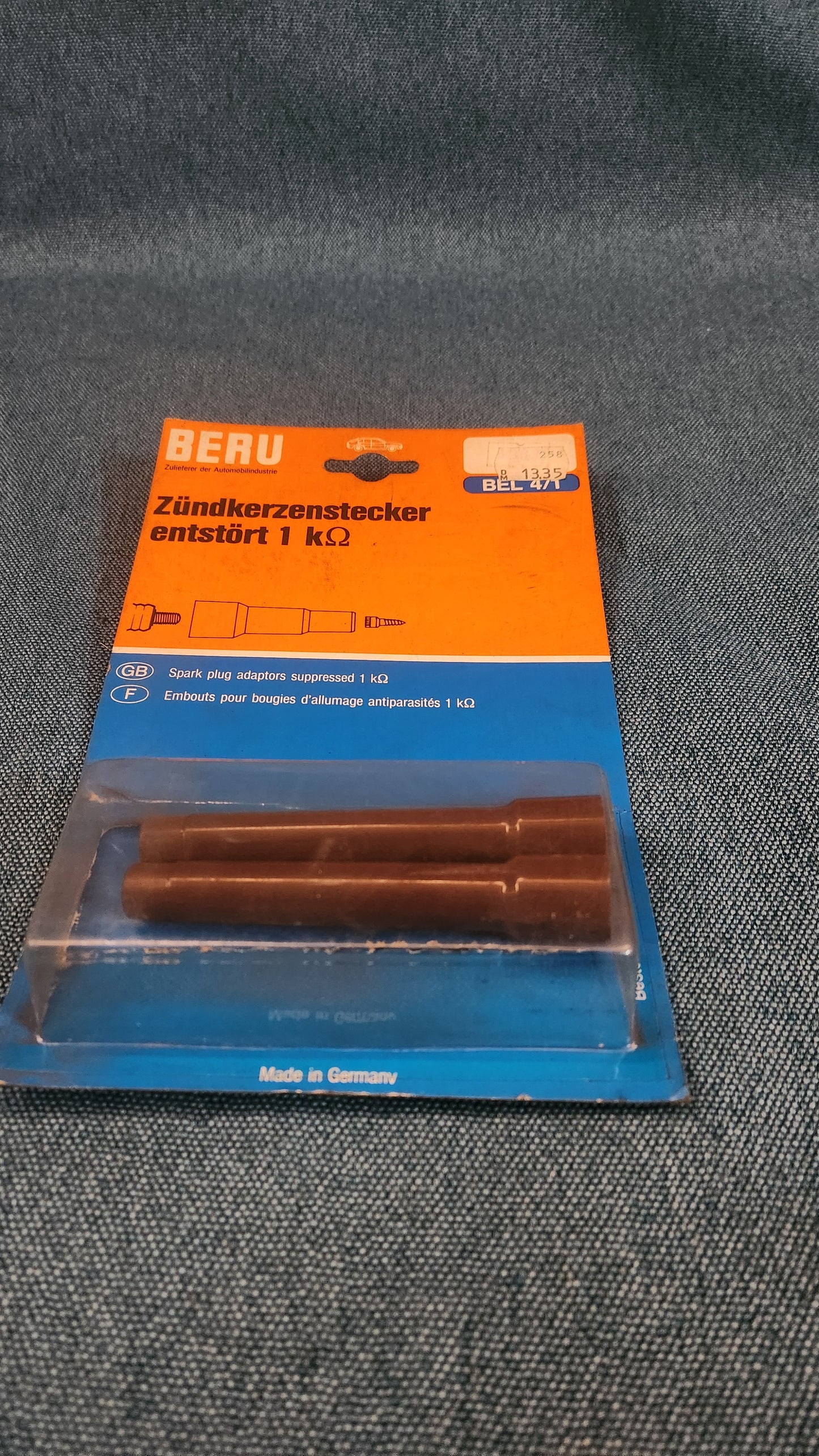 Zündkerzenstecker Beru BEL 4/1 Audi 80/B2/100 C2/Passat B1 0300031002 Nos/Neu N1