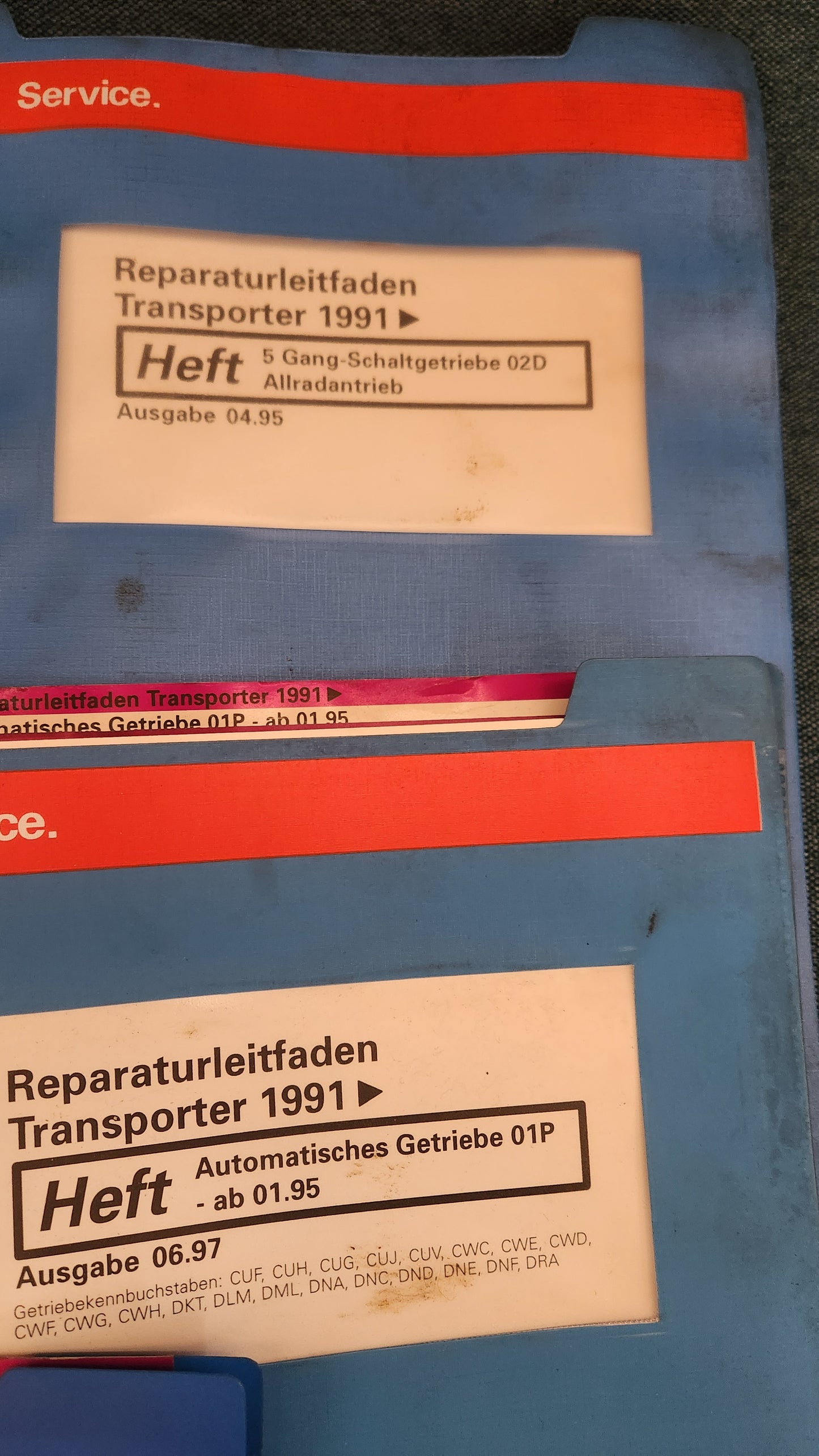 T4 Bus Reparaturleitfaden Werkstattbuch Z2