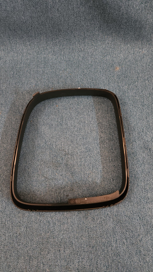 Frame for exterior mirror black T5 Bus 7E1858553 Nos N2