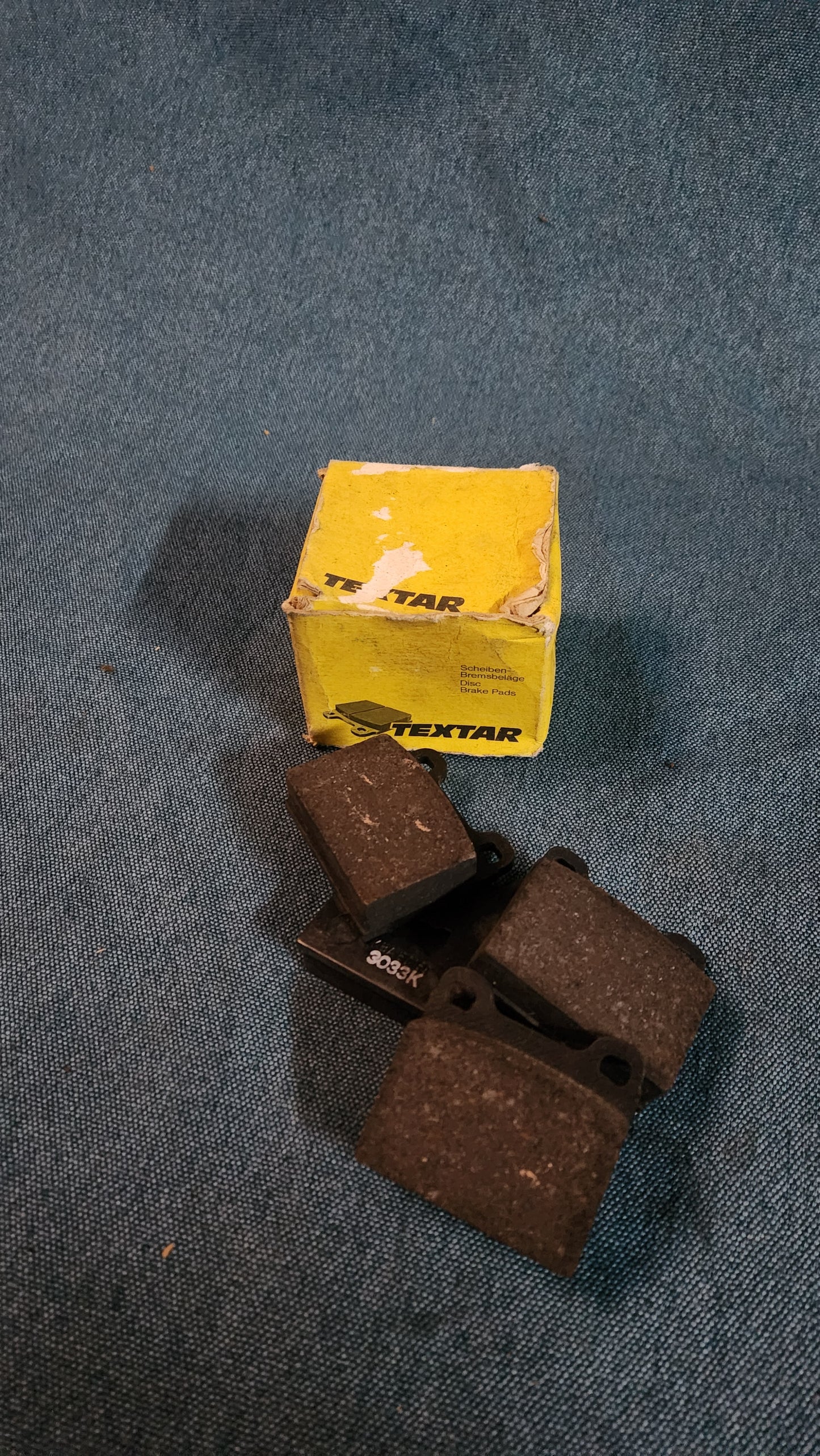 Brake pads Audi 80 B1/Audi 50/Polo 1/Derby/Golf 1/Jetta 1/Passat B1/Scirocco 1 Textar 60159 Nos D4