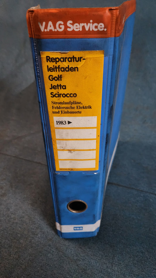 Golf 1 Scirocco 1/2 Jetta 1 Stromlaufpläne Reparaturleitfaden Werkstattbuch X1