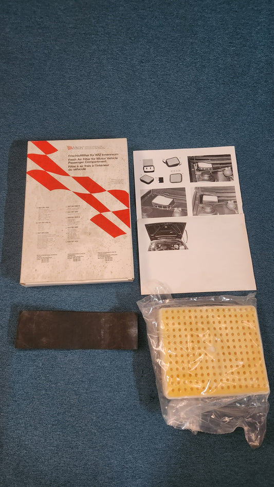 Pollen Filter Votex Retrofit Kit Rare Golf/Jetta2 Rallye G60 191091400A Nos K5/M3