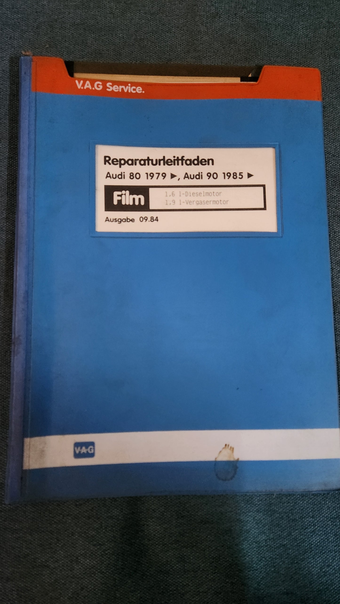 Audi 80/90 B2 Type 81/85 1.6L Diesel Engine 1.9L Carburetor Engine Repair Manual Workshop Manual