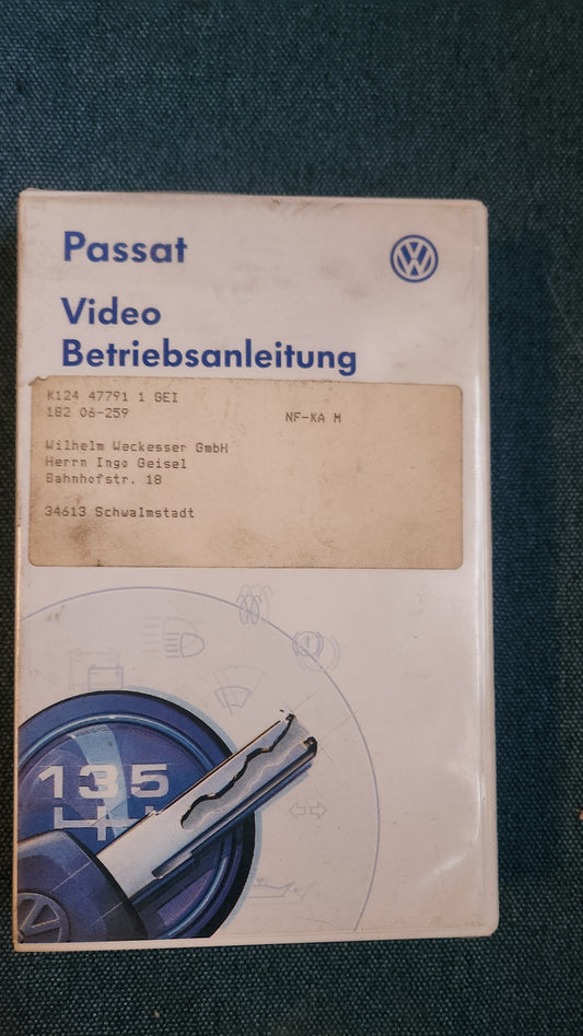 Passat 3B/BG Betriebsanleitung VHS Werkstattfilm