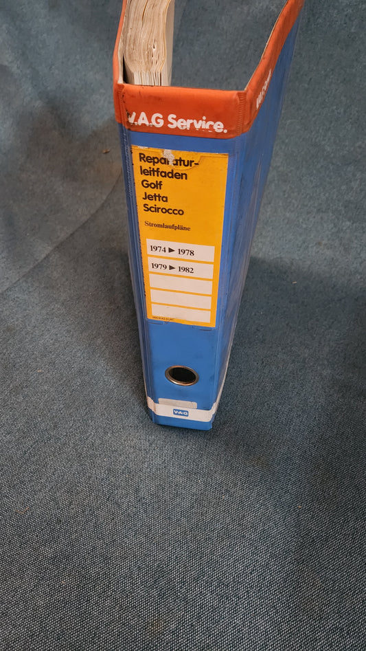 Golf 1 Jetta 1 Scirocco 1/2 Reparaturleitfaden Stromlaufpläne