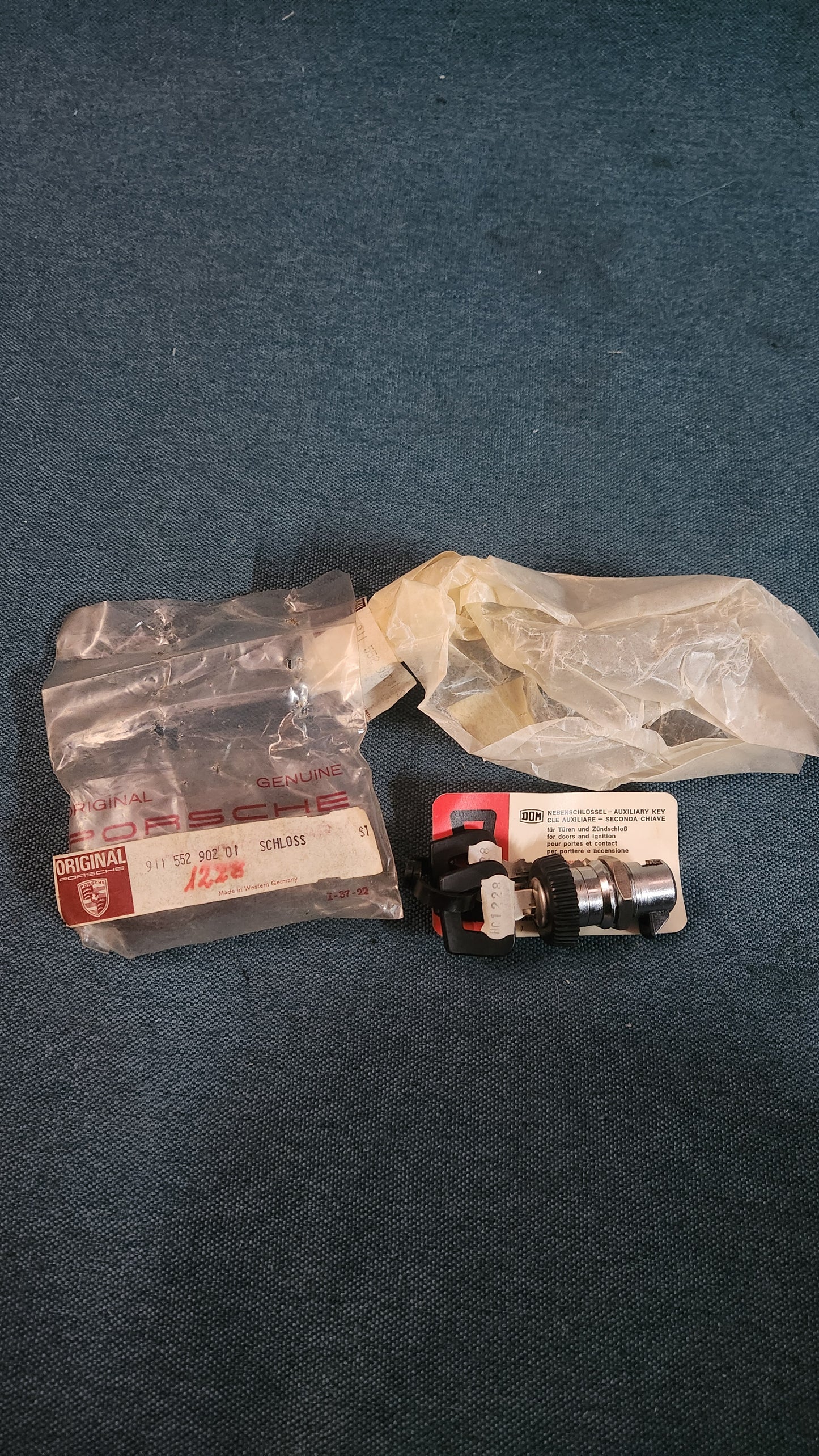 Porsche 911 Handschuhfachschloss Handschuhkasten-schloss 91155290201 Nos E8