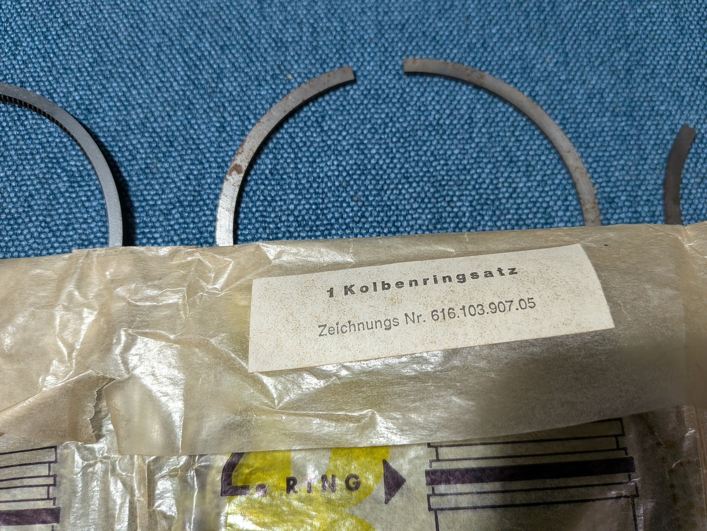Goetze Kolbenringen 1600SC Porsche 356/912 61610390705 NOS/Neu J9