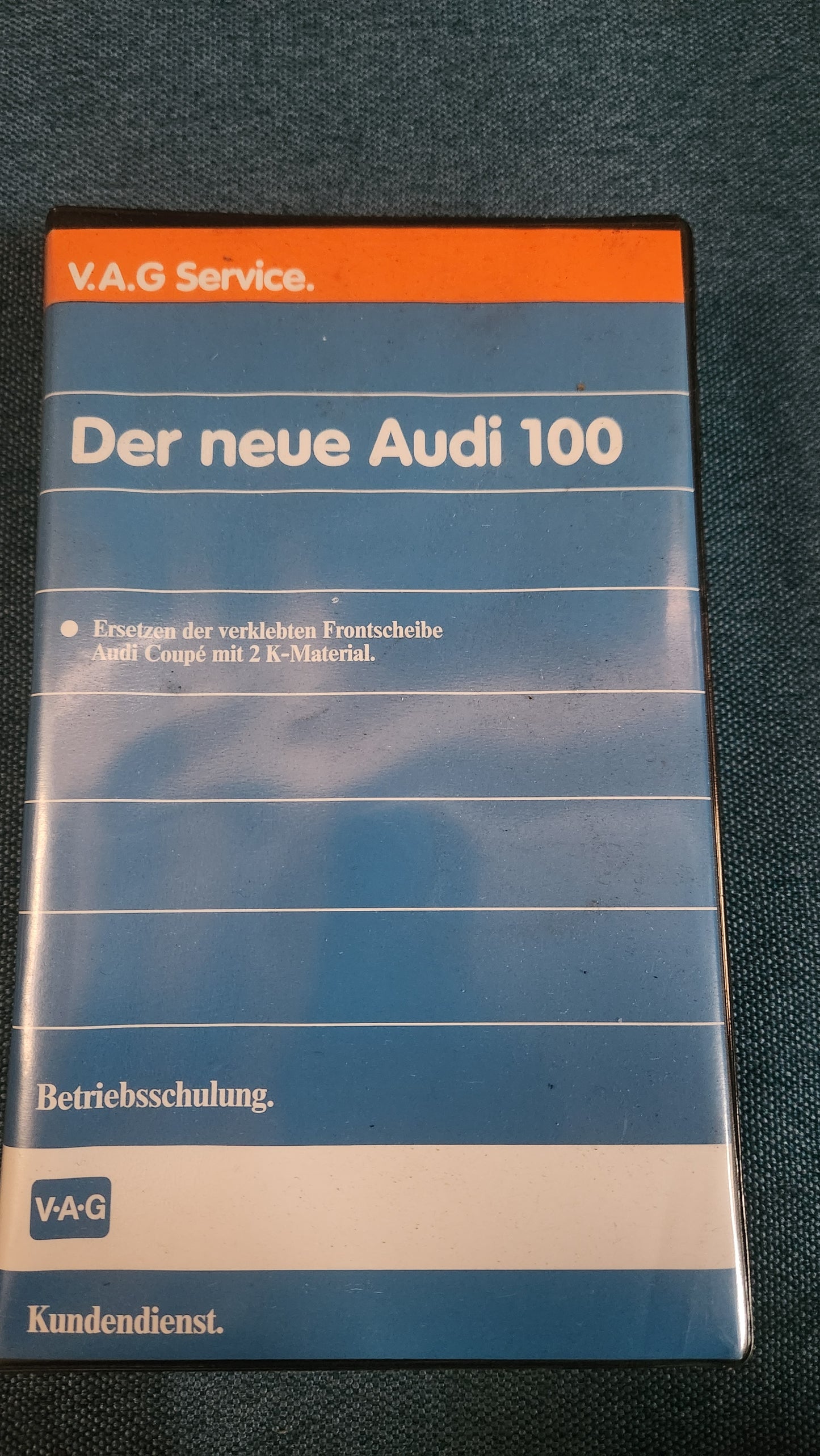 The new Audi 100 C4 repair manual workshop film VHS