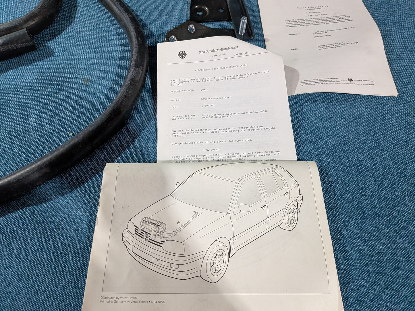 Latentwärmespeicher Set Votex VW/Audi/Golf3/Vento 000054800 & 1H0054810 NOS A20