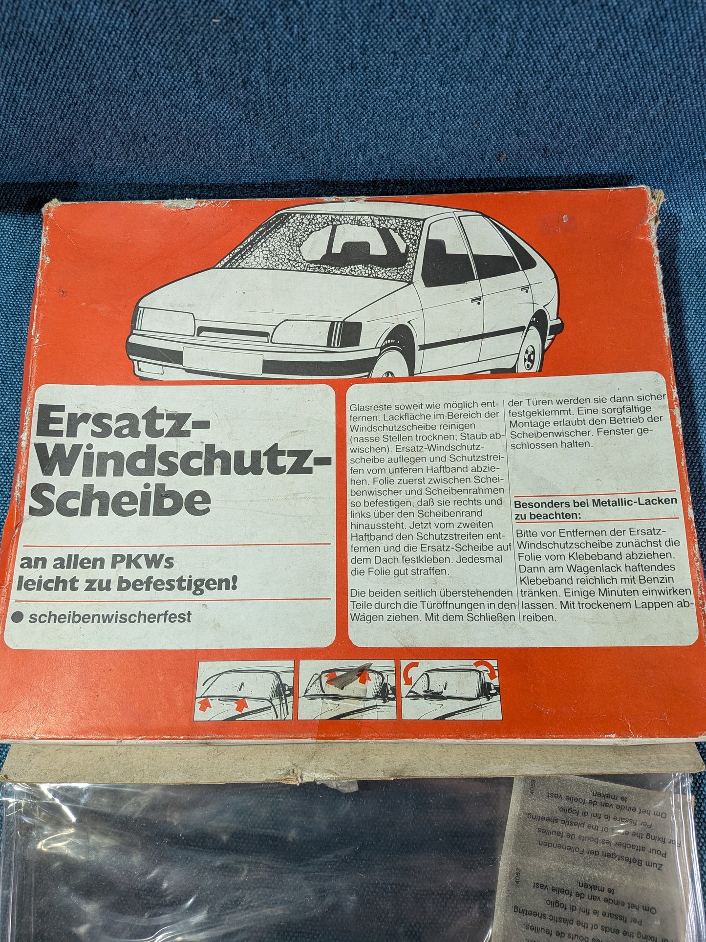 Replacement Windshield Universal Classic Car NOS/New F10