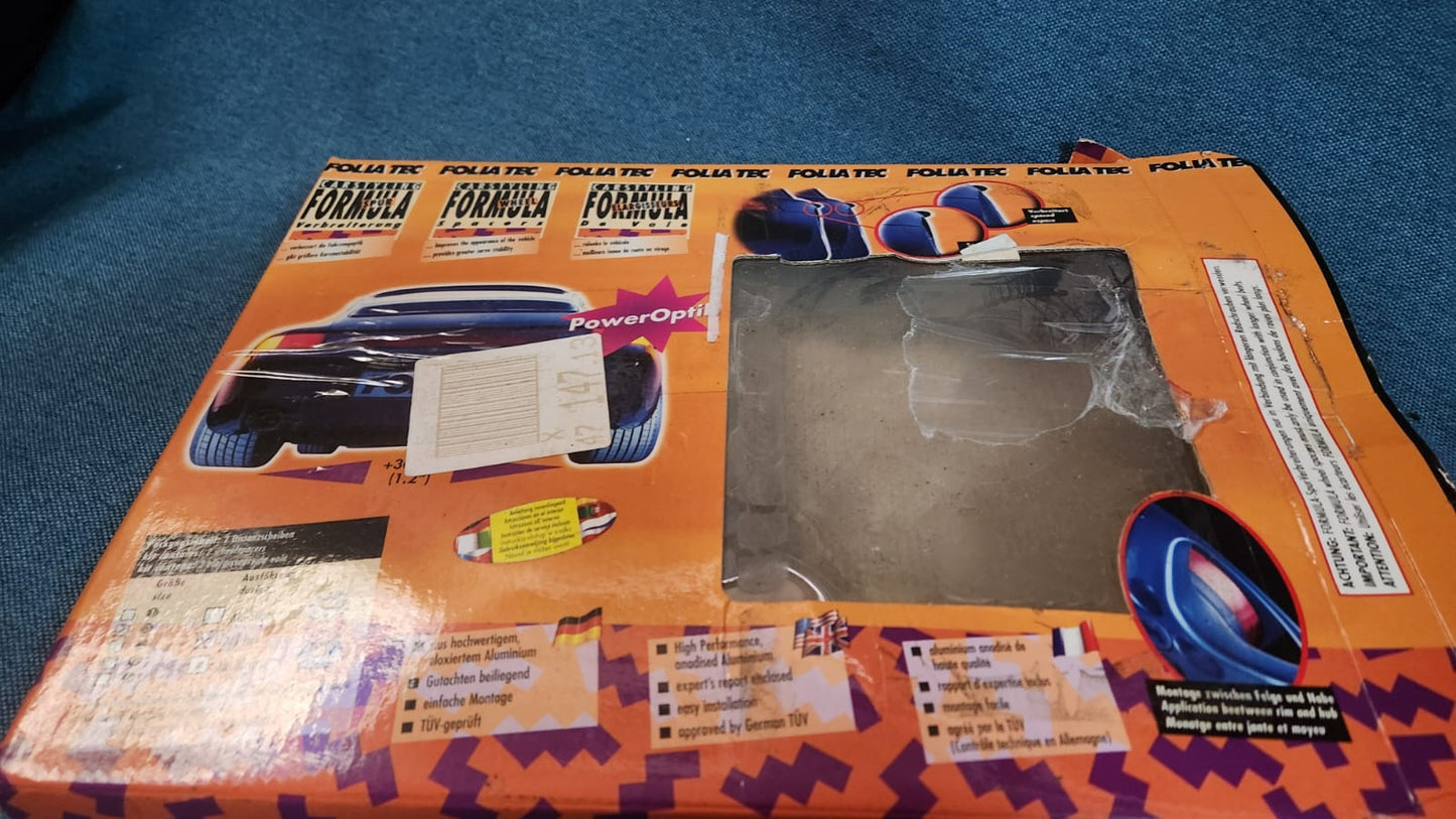 Folia Tec Aluminum Wheel Spacers, Red, 56mm Widening, Honda Civic, Kia Rover, Mitsubishi Tuning 41111 A1