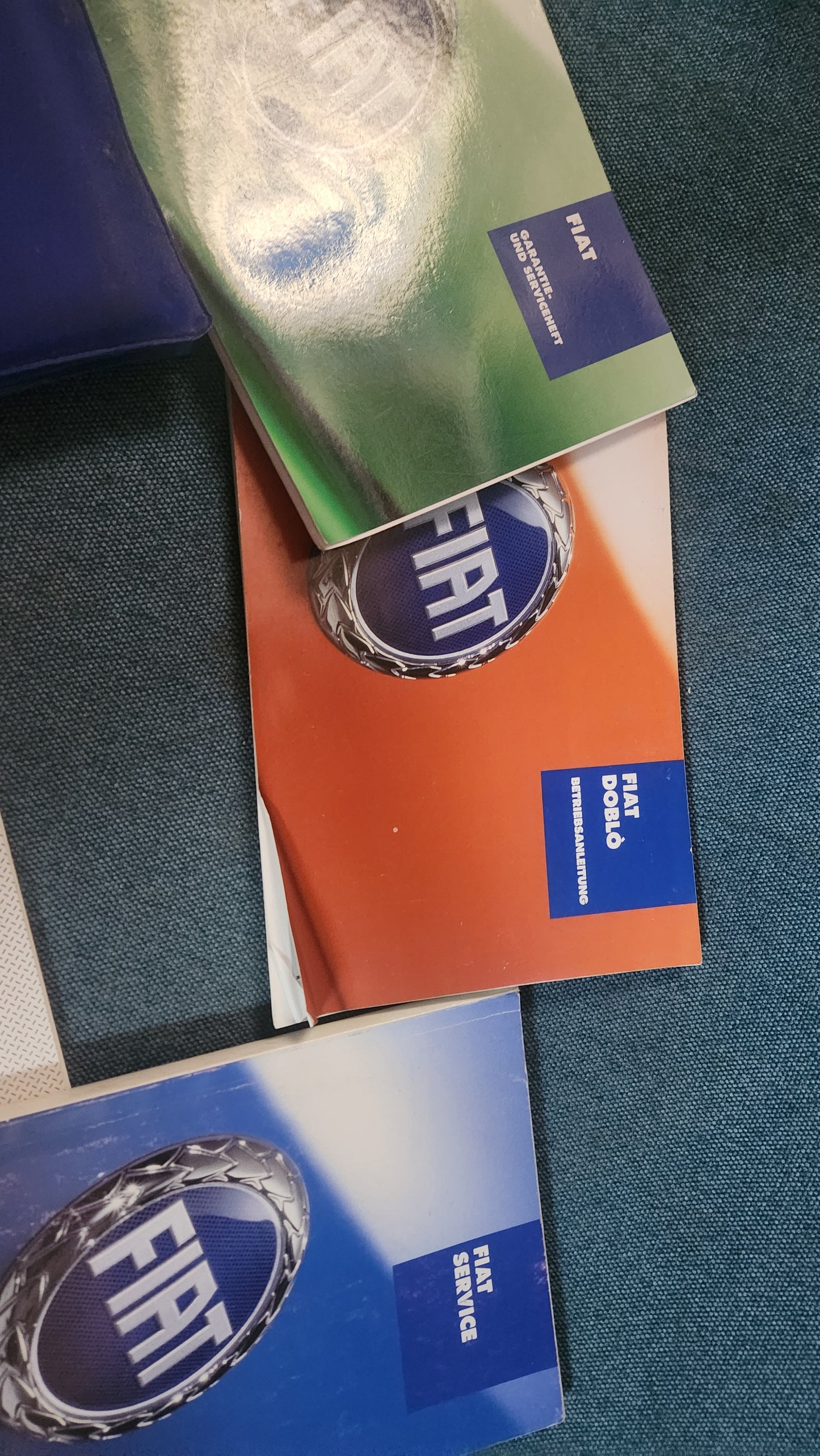 Fiat Doblo Service Book Folder Owner's Manual On-Board Manual Used B3