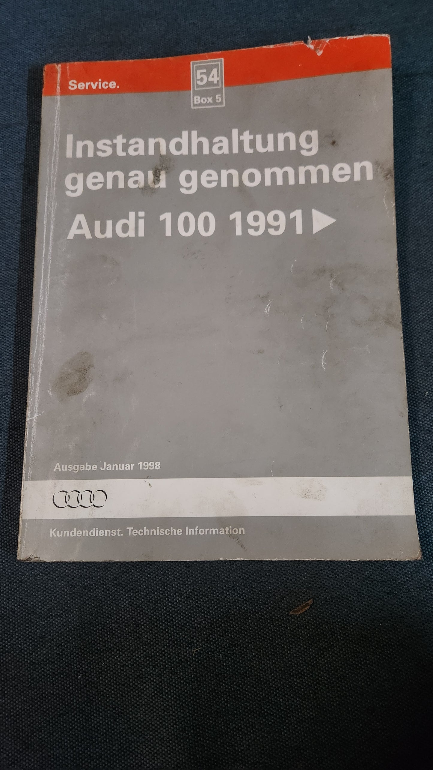 Audi 100 C4 Maintenance, specifically: Repair Manual, Workshop Manual
