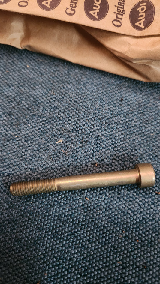 Inbusschraube VW/Audi Gelb verzinkt 020409297 M6x60 Nos S3