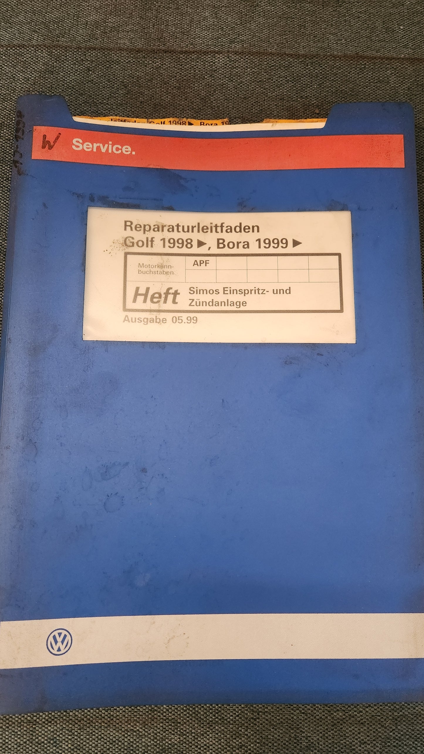 Golf 4 Bora APF Engine Repair Manual Workshop Manual