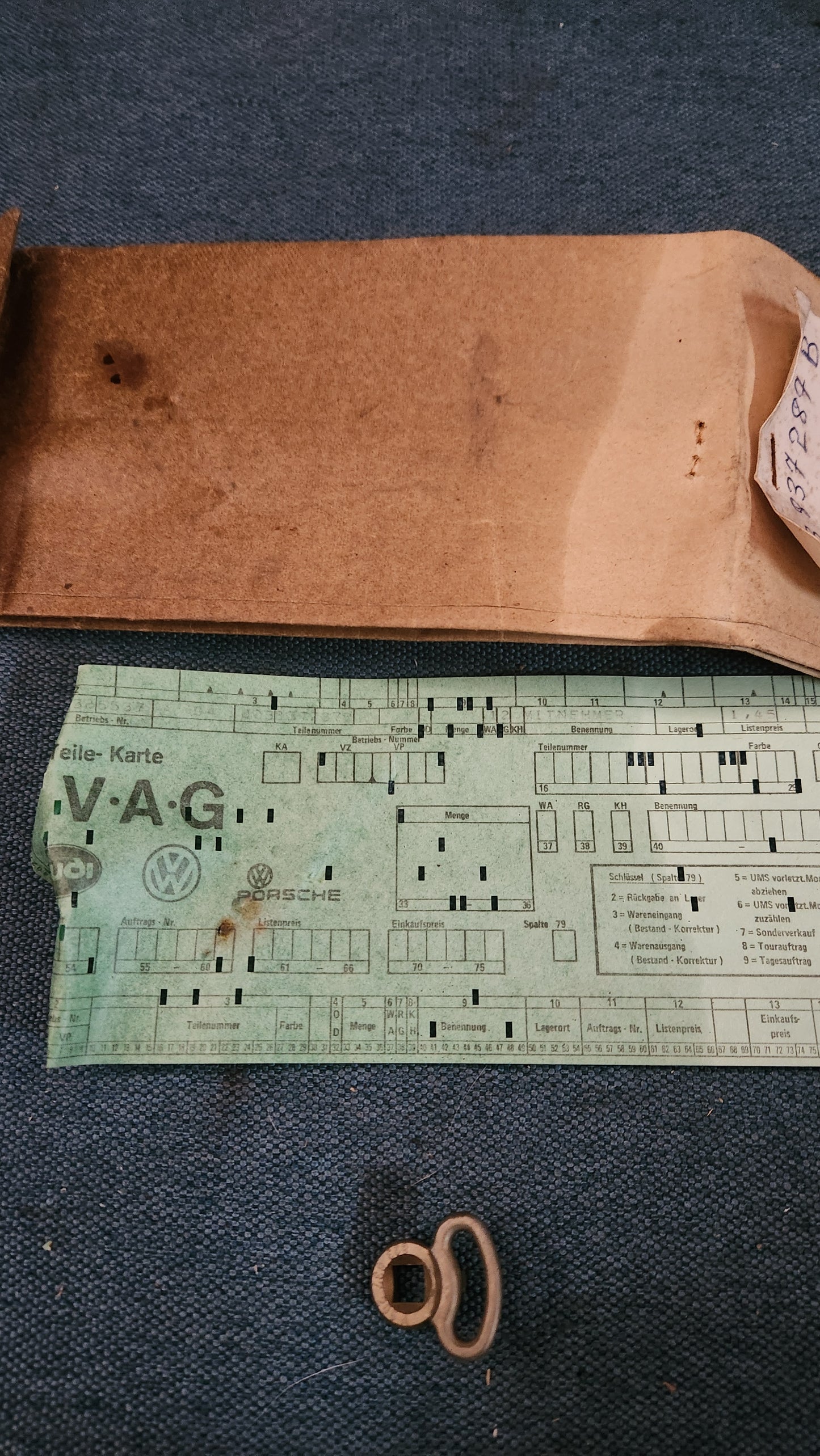 Audi 80 B1 Santana Passat B1 Türgriff Haken 823837287B Nos S4