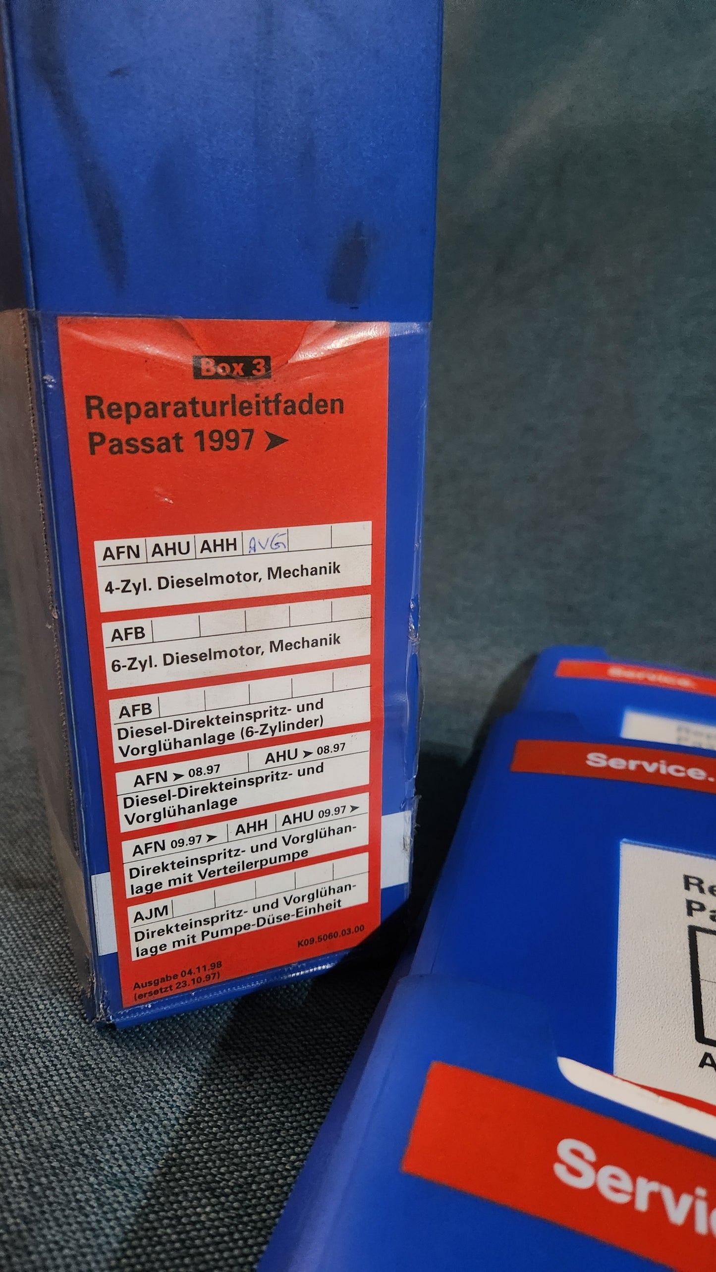 Passat 3B/BG Repair Manual Workshop Manual