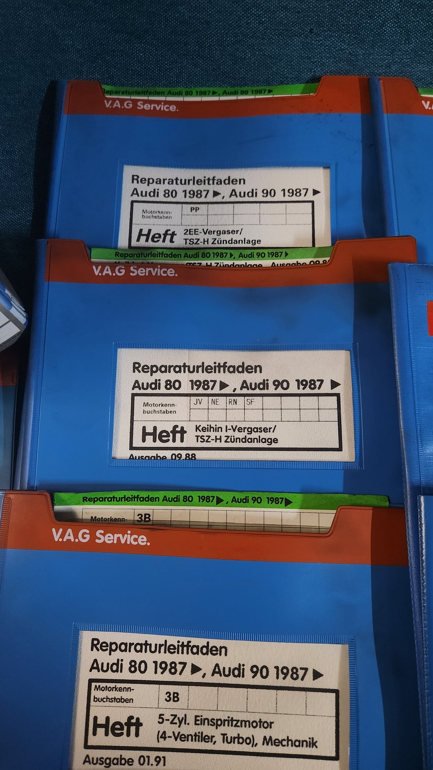 Audi 80/90 B3 Reparaturleitfaden Werkstattbuch Z2