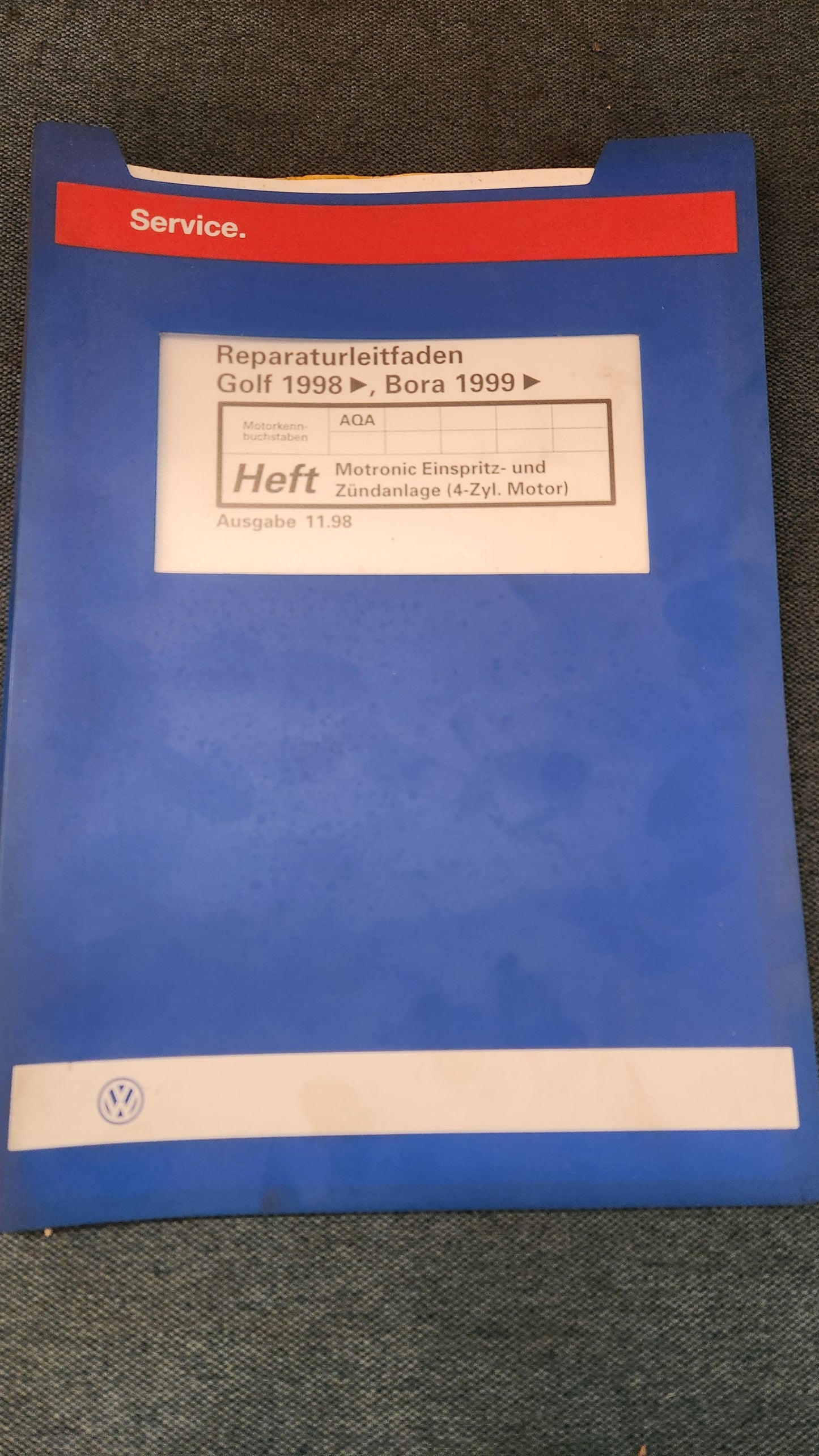 Golf 4 Bora AQA Engine Repair Manual Workshop Manual