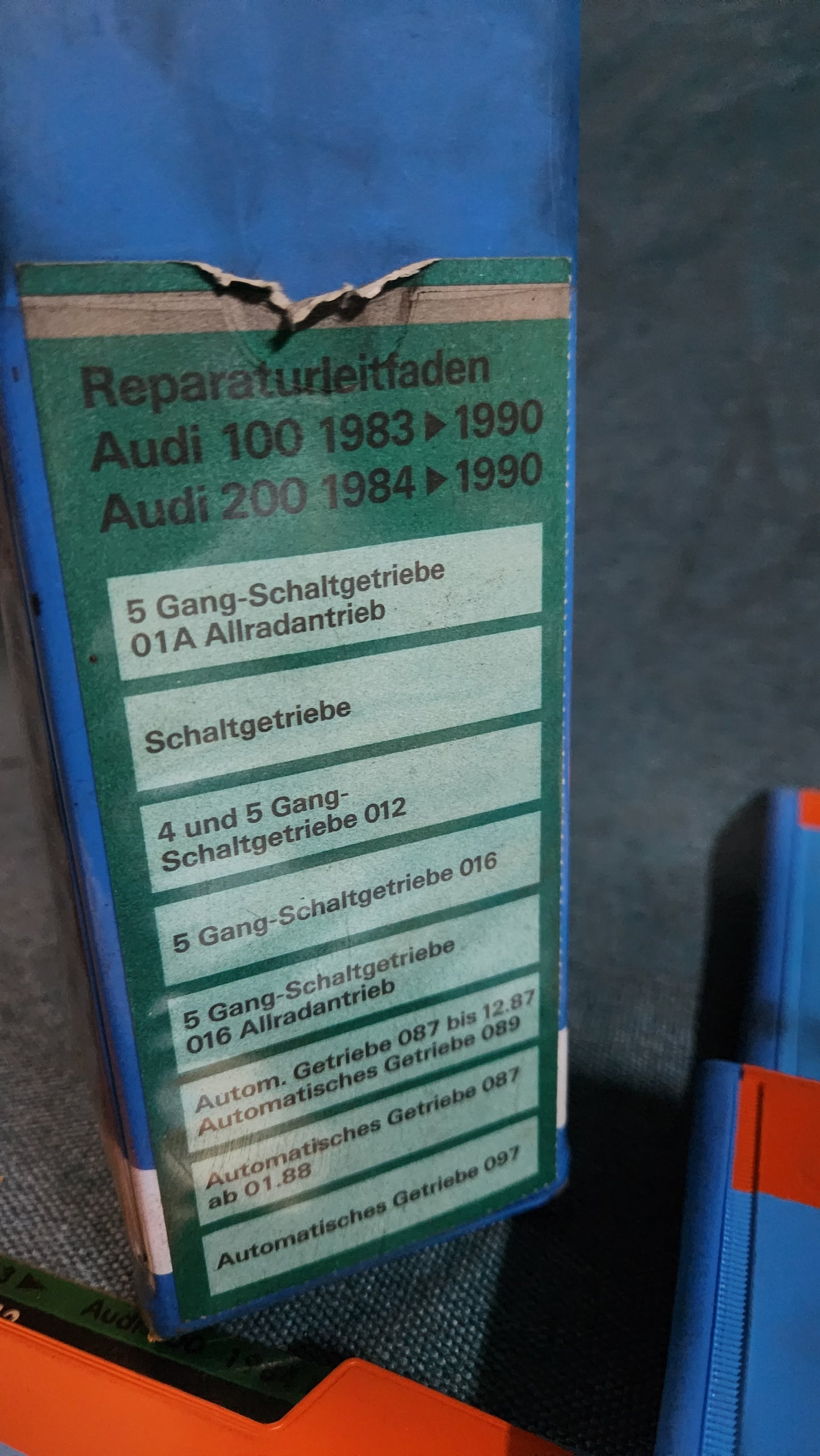 Audi 100/200 C3 Reparaturleitfaden Werkstattbuch