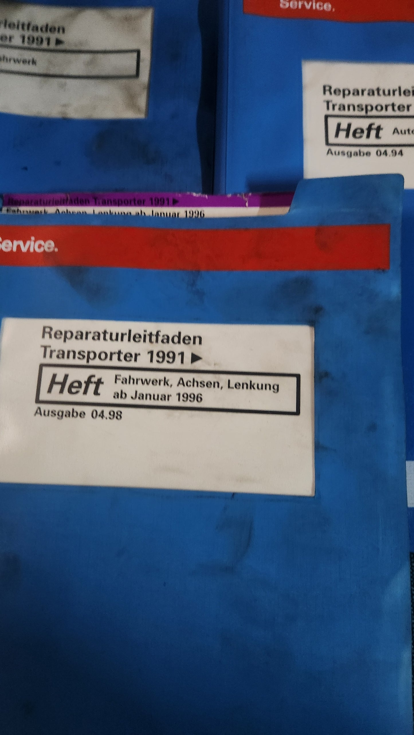 T4 Bus Reparaturleitfaden Werkstattbuch