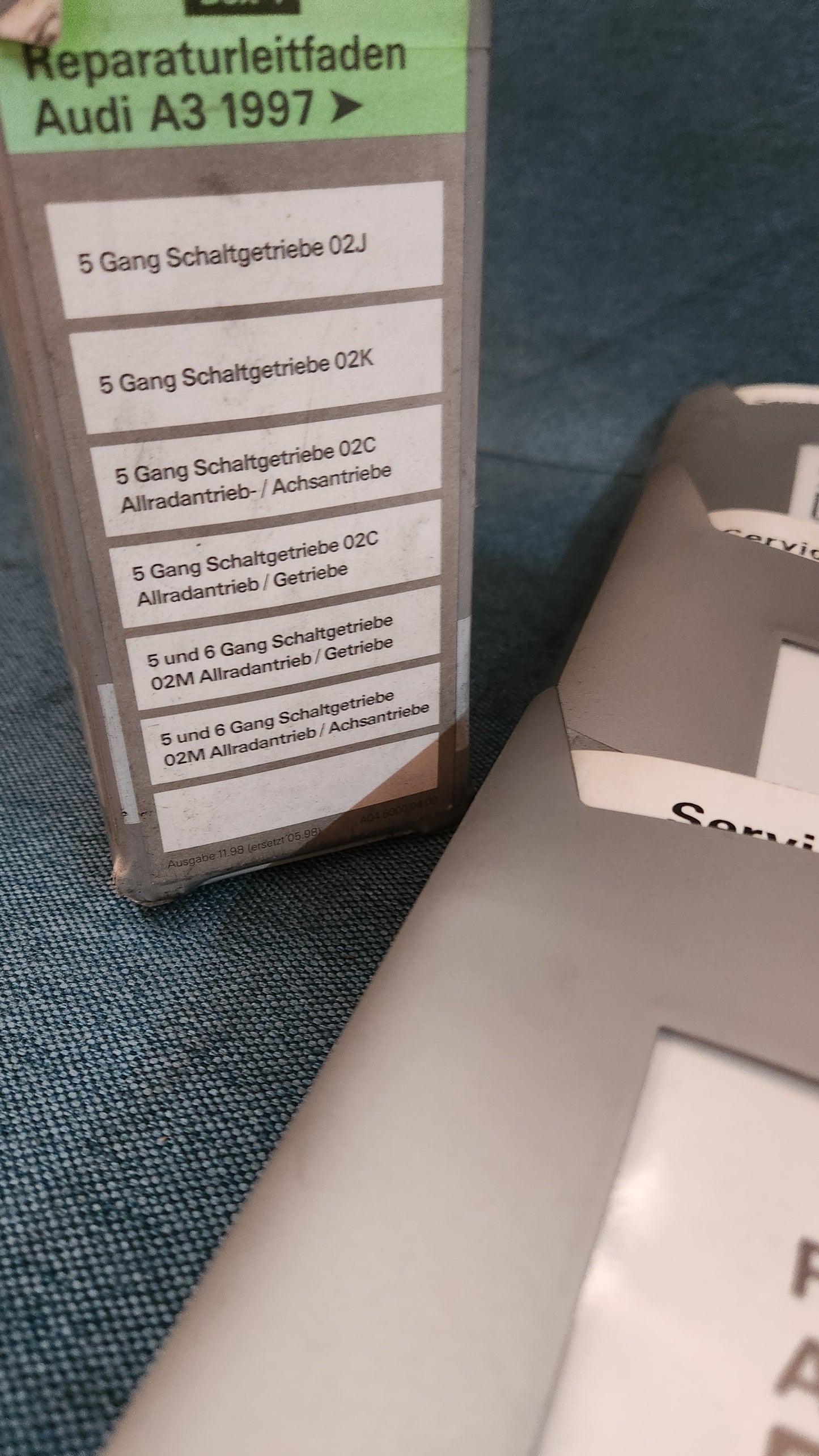 Audi A3 8L Reparaturleitfaden Werkstattbuch
