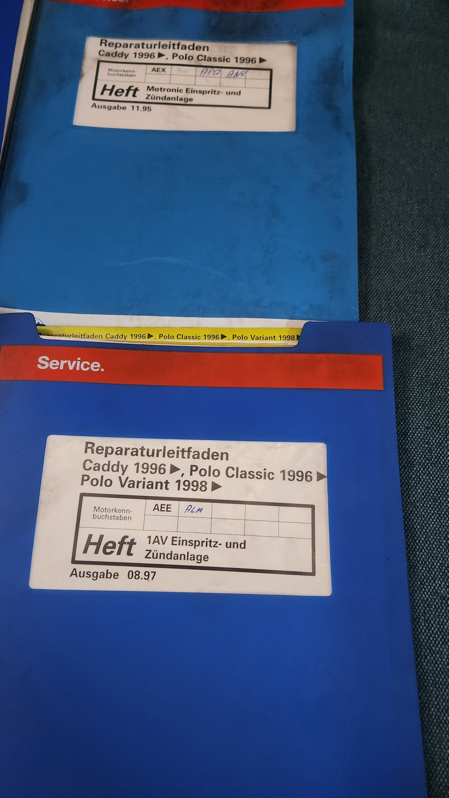 Polo 6N Typ 3 Caddy 9KV Reparaturleitfaden Werkstattbuch