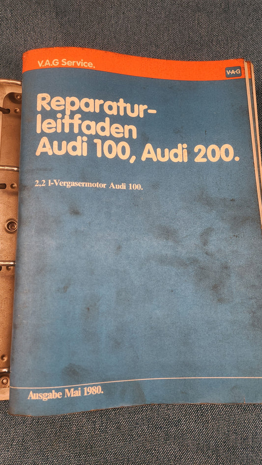 Audi 100/200 C2 Repair Manual Workshop Book