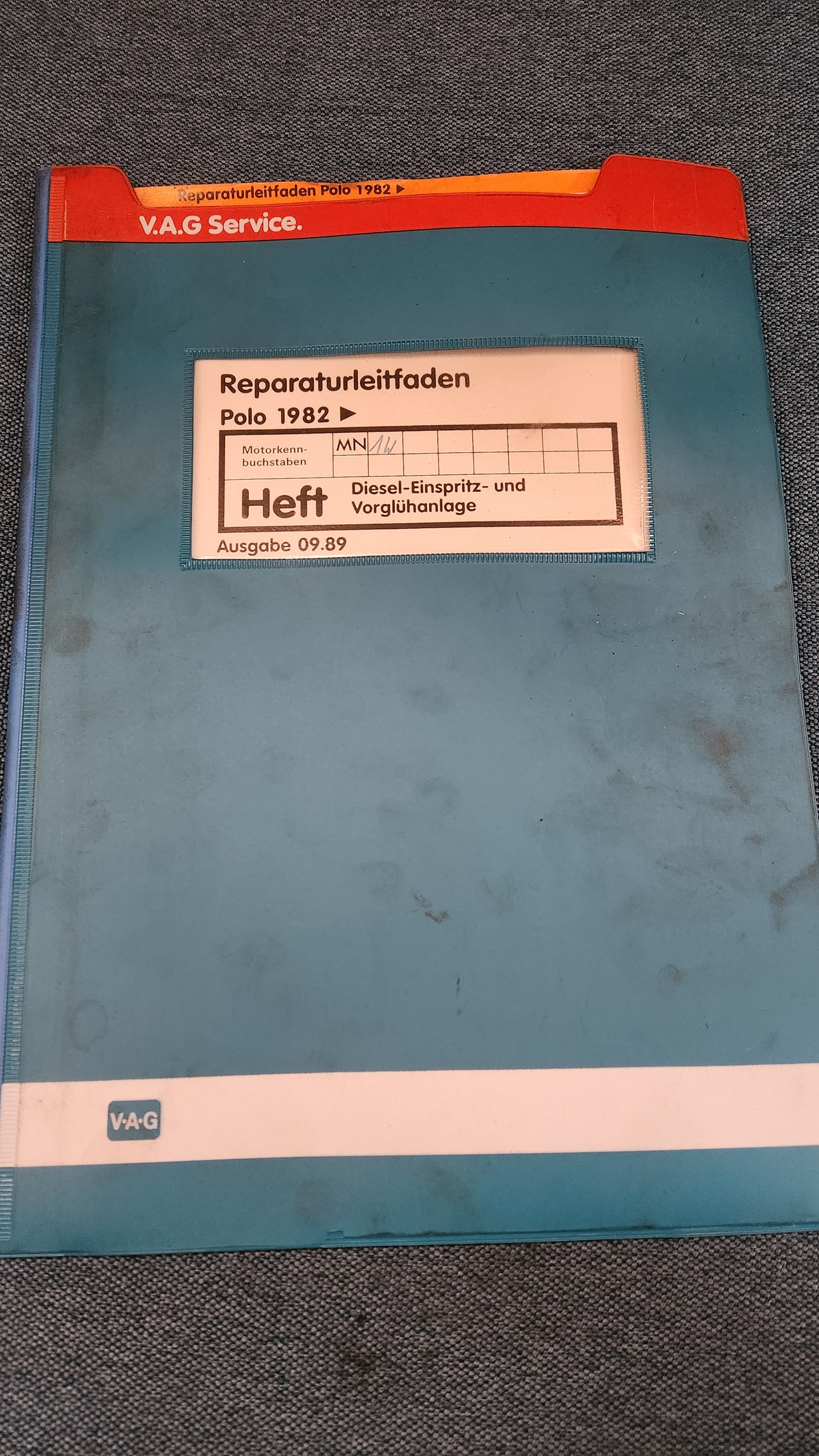 Polo 86C MN 1W Motor Reparaturleitfaden Werkstattbuch