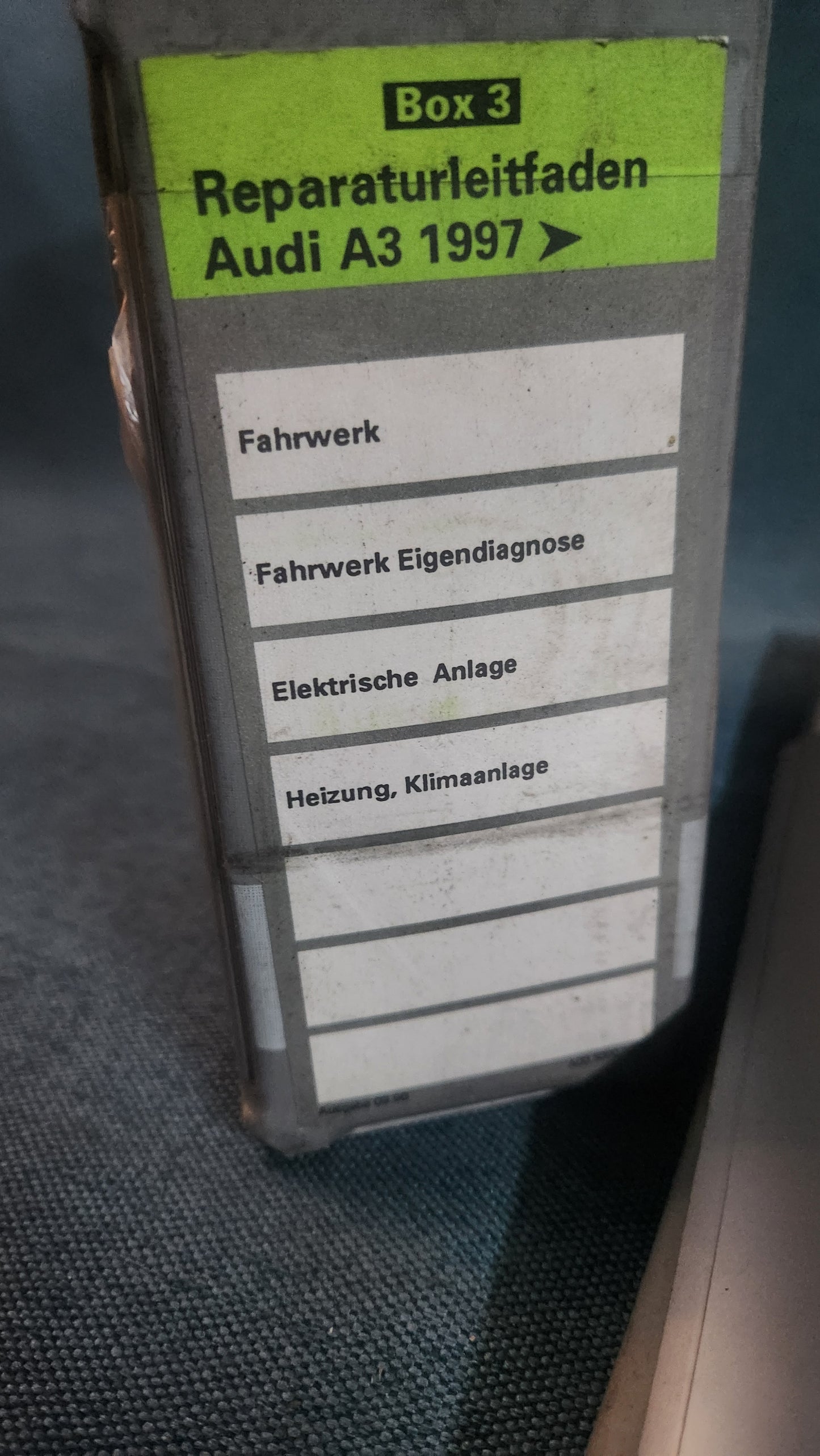 Audi A3 8L Reparaturleitfaden Werkstattbuch