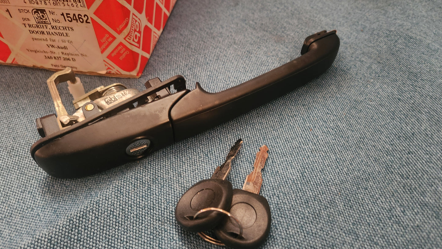 Passat 35I B4 door handle with key 3A0837206D New A1