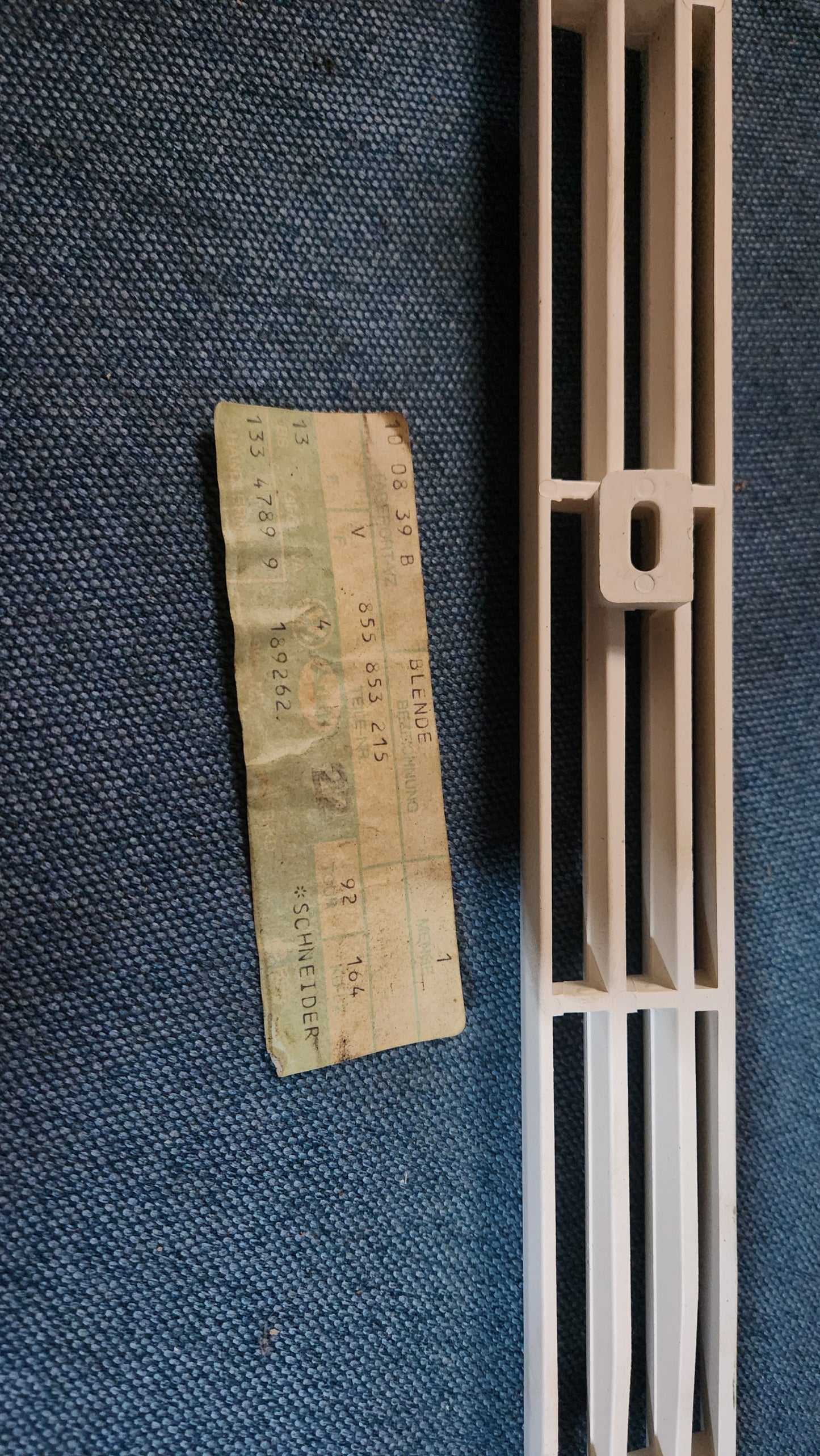 Audi 80 B2 Coupe Type 81/85 Ventilation Grille Cover Urquattro 855853215 Nos B2