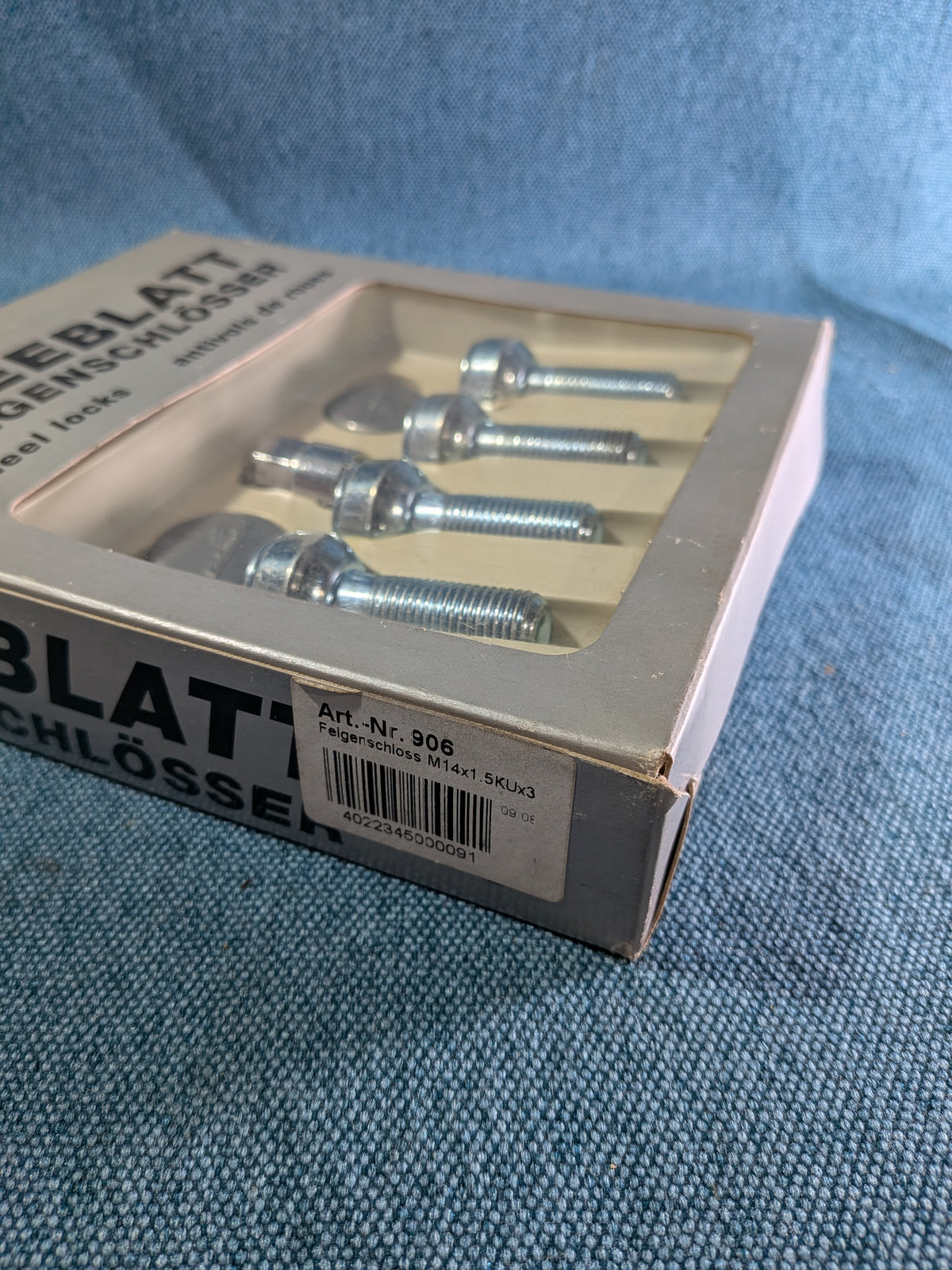 Genuine Kleeblatt Wheel Locks Wheel Lock Ball Seat M14x1.5 906 NOS/New E10
