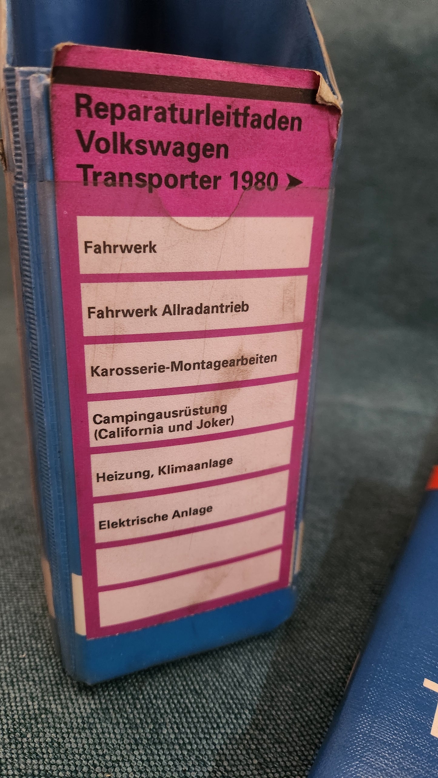 T3 Bus Camper Reparaturleitfaden Werkstattbuch