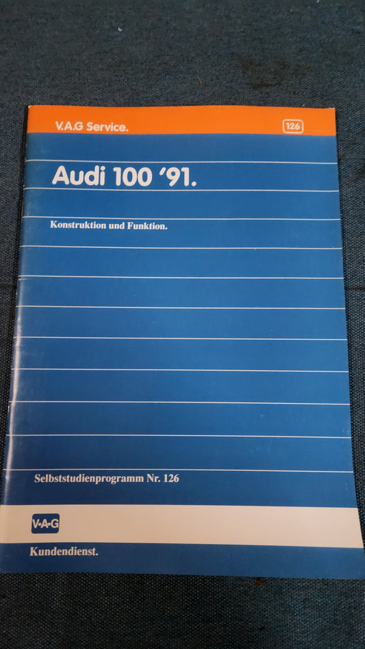 Audi 100 91 C4 Self-Study Program No. 126 Workshop Manual