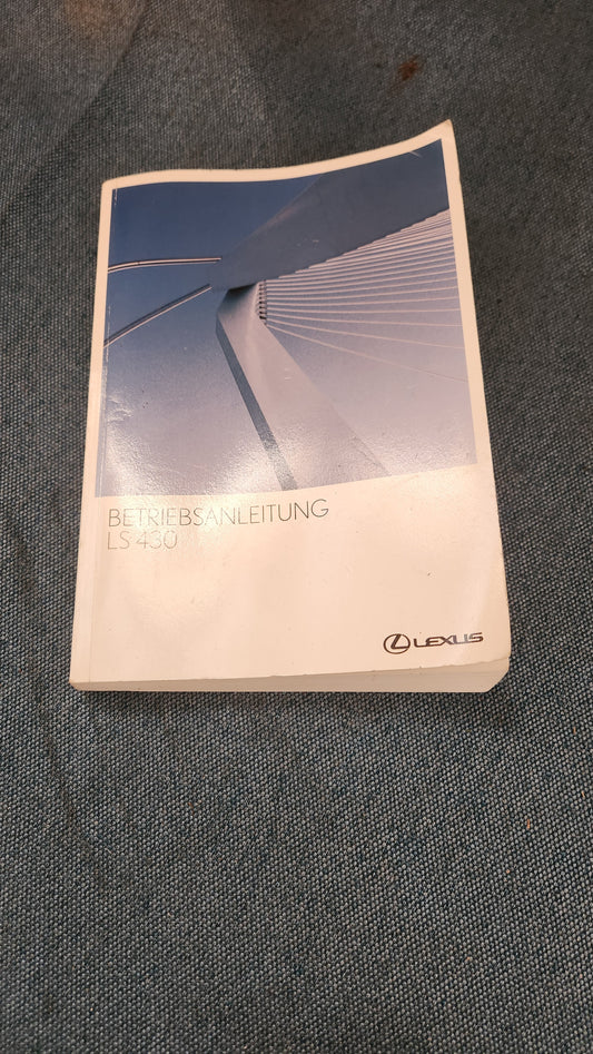 Lexus Owner's Manual LS 430