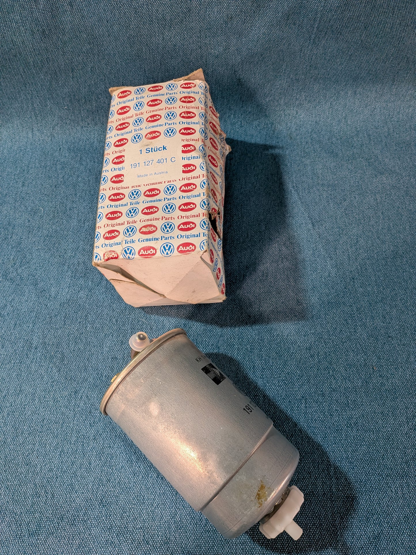 Fuel Filter Golf/Jetta/2/LT1/Polo 86C/T3 Bus 191127401C NOS F7