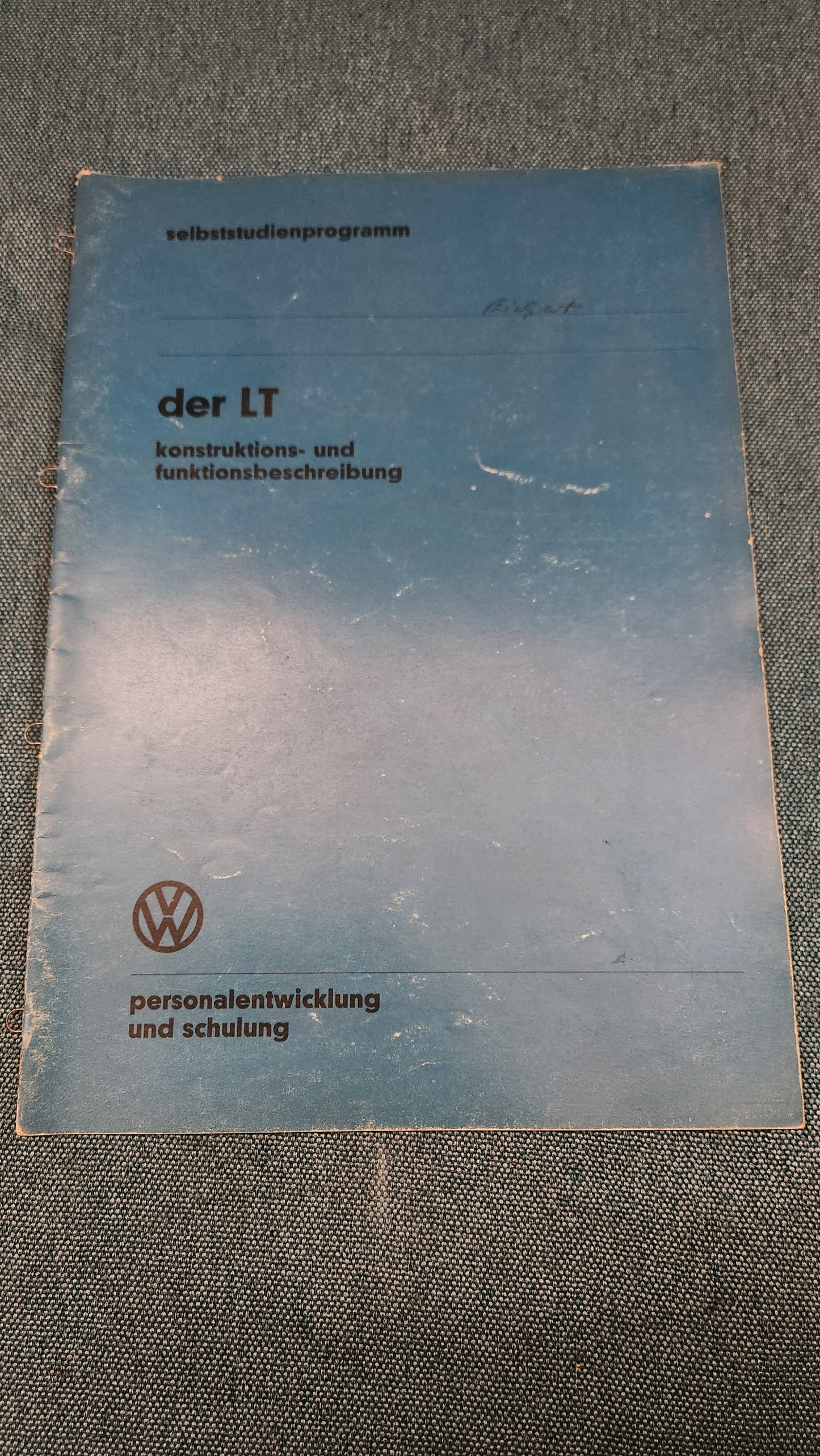 Der LT 1  Selbststudienpogramm  Werkstattbuch Reparaturleitfaden