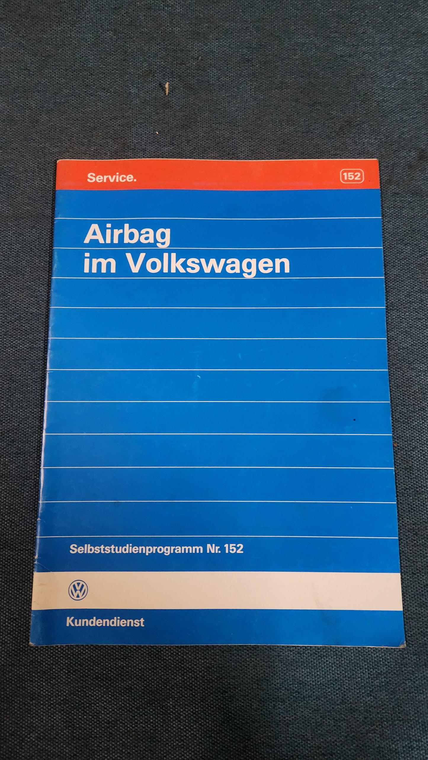 Airbag in the Volkswagen Self-Study Program No. 152 Repair Manual Workshop Manual
