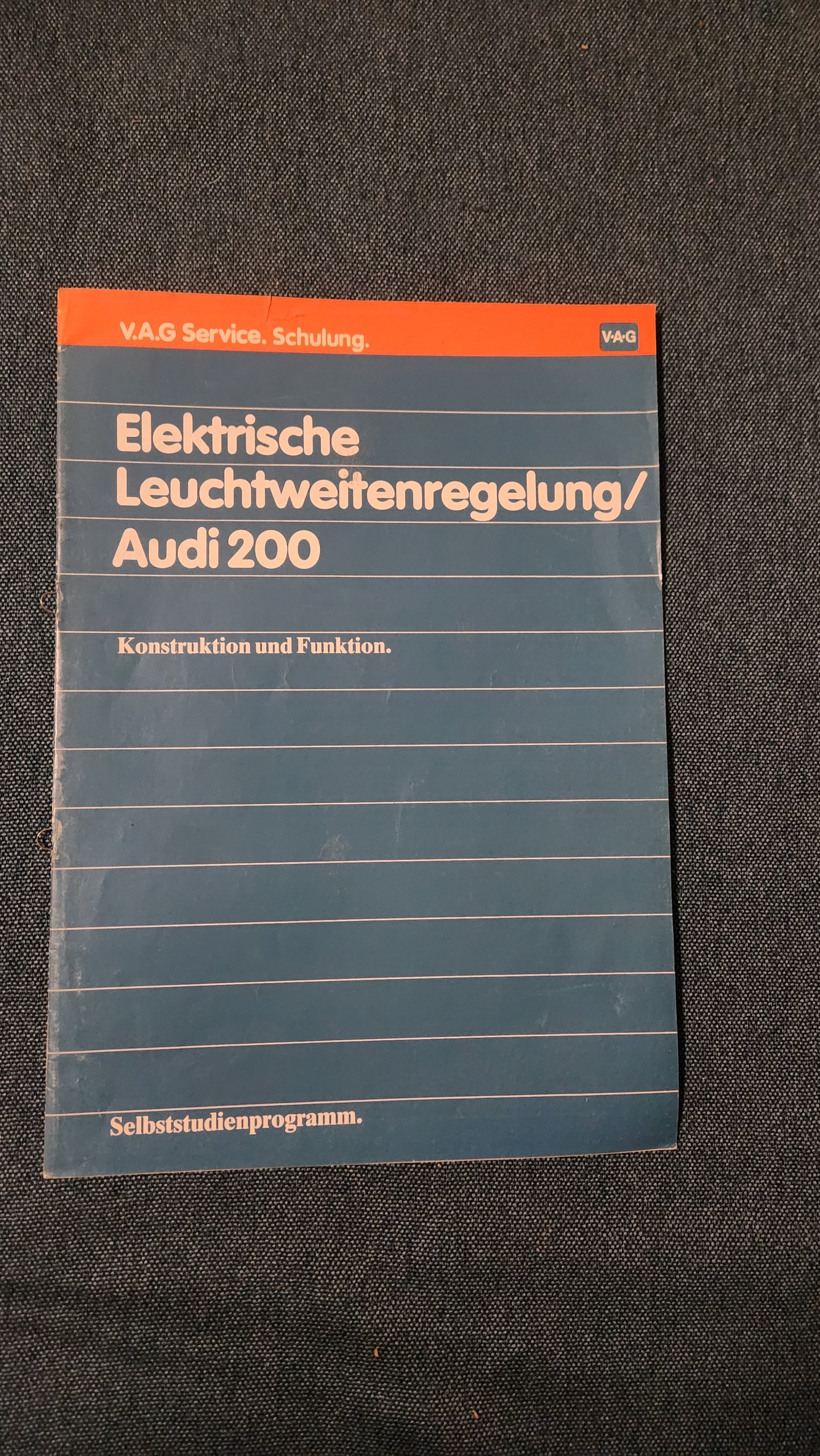 Electric headlight range control Audi 200 Self-study program No. 55 Workshop manual Repair guide