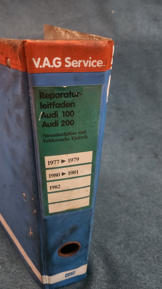 Audi 100/200 C2 Typ43 Stromlaufpläne Reparaturleitfaden Werkstattbuch Z2