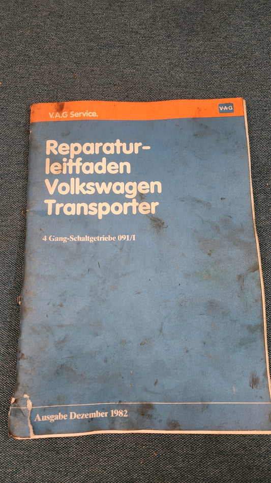 Vw T3 Transporter 4 Gang Schaltgetriebe 091/1 Reparaturleitfaden Werkstattbuch