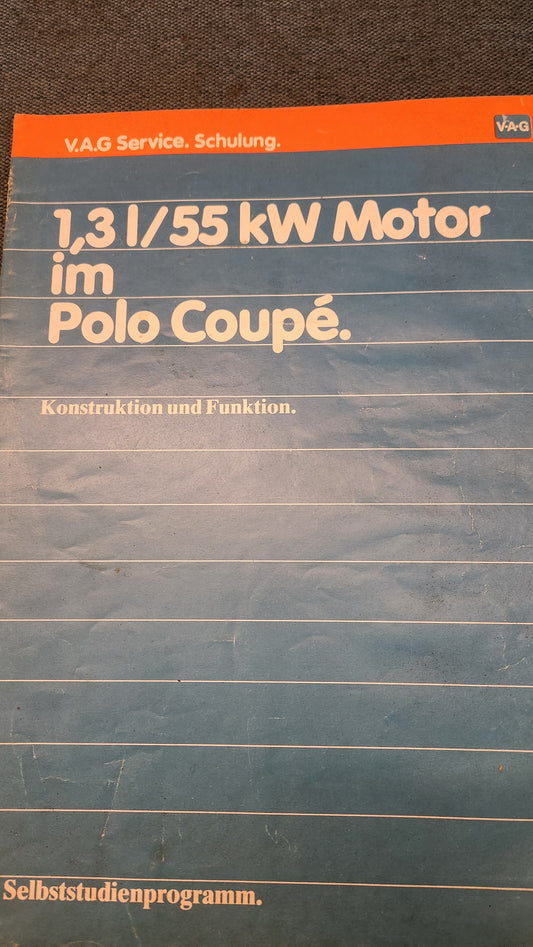1.3 L 55KW Motor im Polo 86c Coupe Selbststudienprogramm Reparaturleitfaden Werkstattbuch