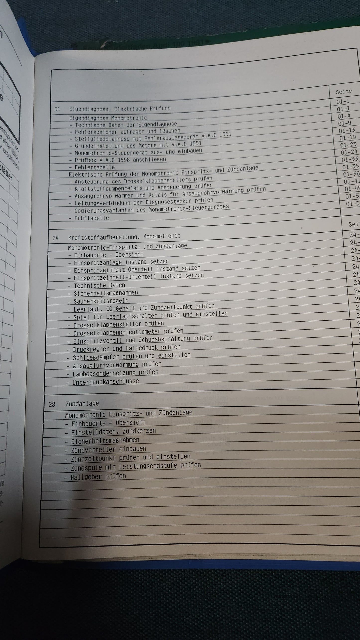 Audi 100 C4 AEE Engine Repair Manual Workshop Manual
