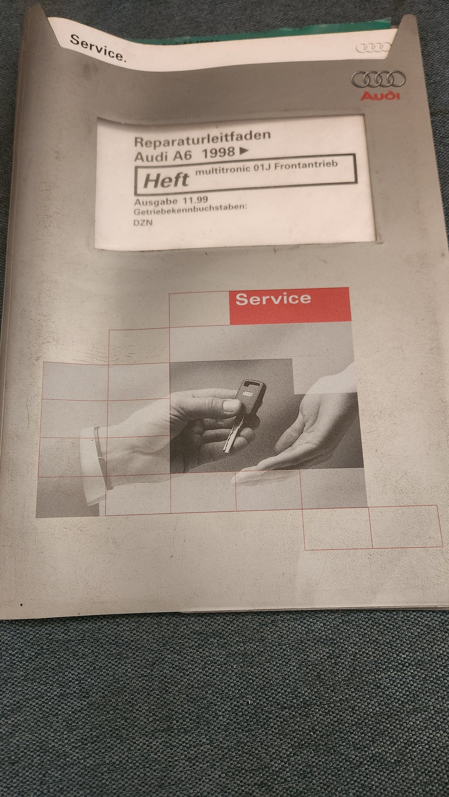 Audi A6 C5 Multitronic 01J Front-wheel drive Repair manual Workshop manual